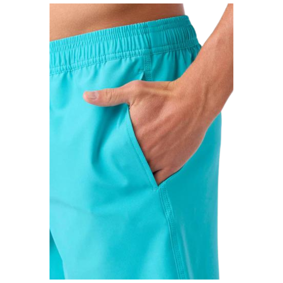 O'Neill - Lennox Hermosa - Solid Elastic Waist 17" Swim Trunks - Men-Board Shorts-O'Neill-S-Peacock Blue-Spunkys Surf Shop LLC