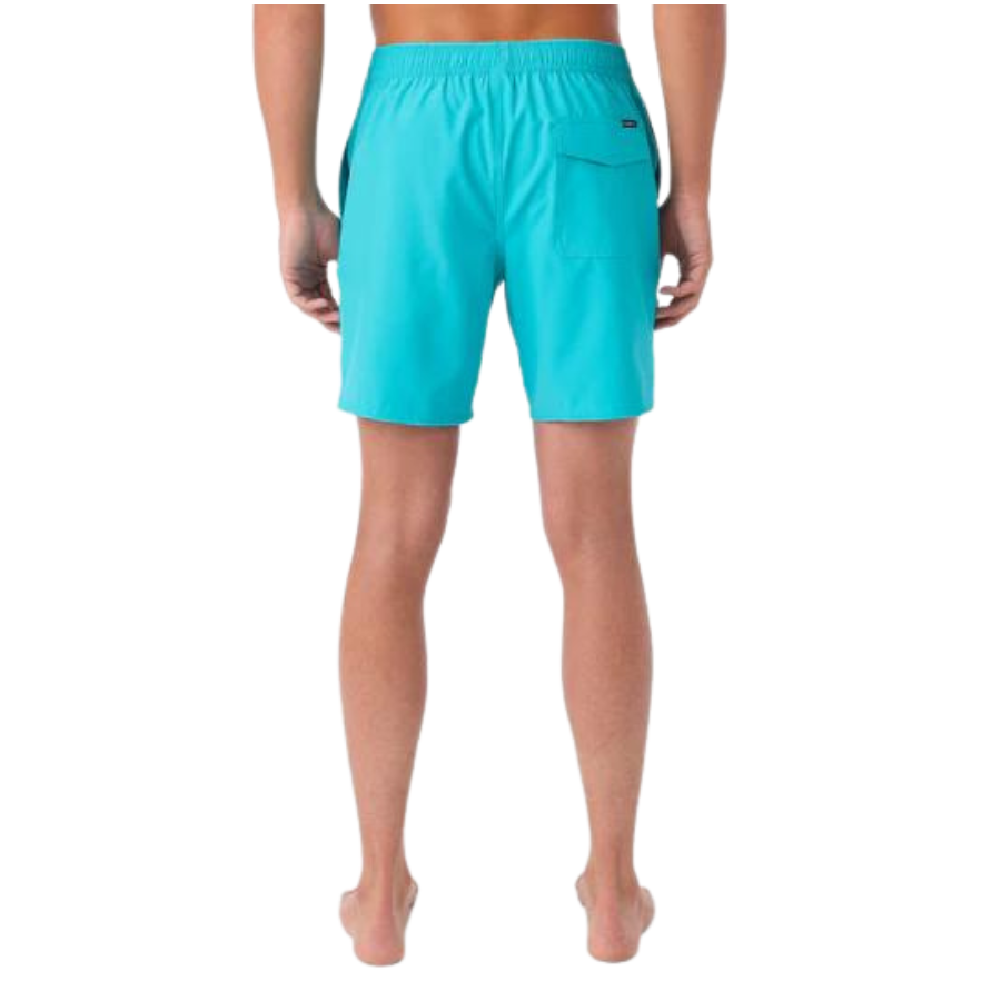 O'Neill - Lennox Hermosa - Solid Elastic Waist 17" Swim Trunks - Men-Board Shorts-O'Neill-S-Peacock Blue-Spunkys Surf Shop LLC