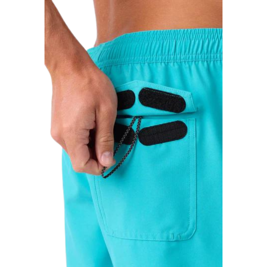 O'Neill - Lennox Hermosa - Solid Elastic Waist 17" Swim Trunks - Men-Board Shorts-O'Neill-S-Peacock Blue-Spunkys Surf Shop LLC