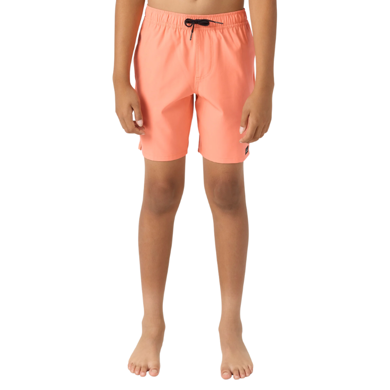 O'Neill - Lennox Hermosa Solid Volley 16' - Swim Trunks- Mens-Swim Bottoms-O'Neill-S-Peach Echo-Spunkys Surf Shop LLC