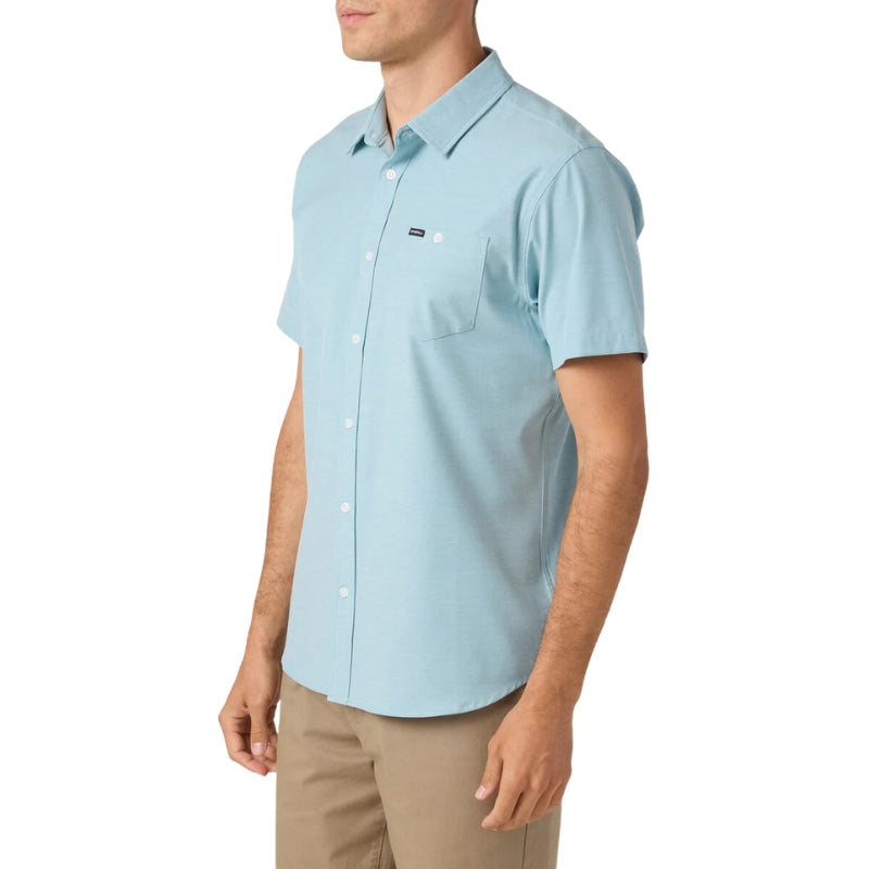 O'Neill - Light Check Hybrid Standard Shirt - Mens-Shirts-O'Neill-Blue Fade-S-Spunkys Surf Shop LLC