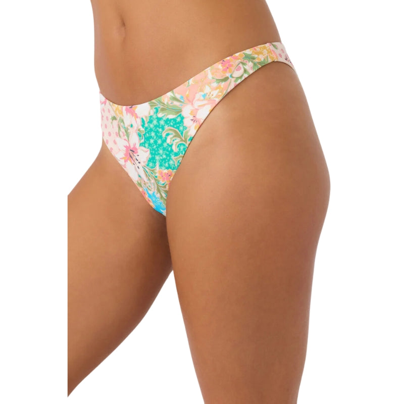 O'Neill - Lua Floral Flamenco Cheeky - Bottom - Women-Swim Bottoms-O'Neill-MULTI CLR-XS-Spunkys Surf Shop LLC