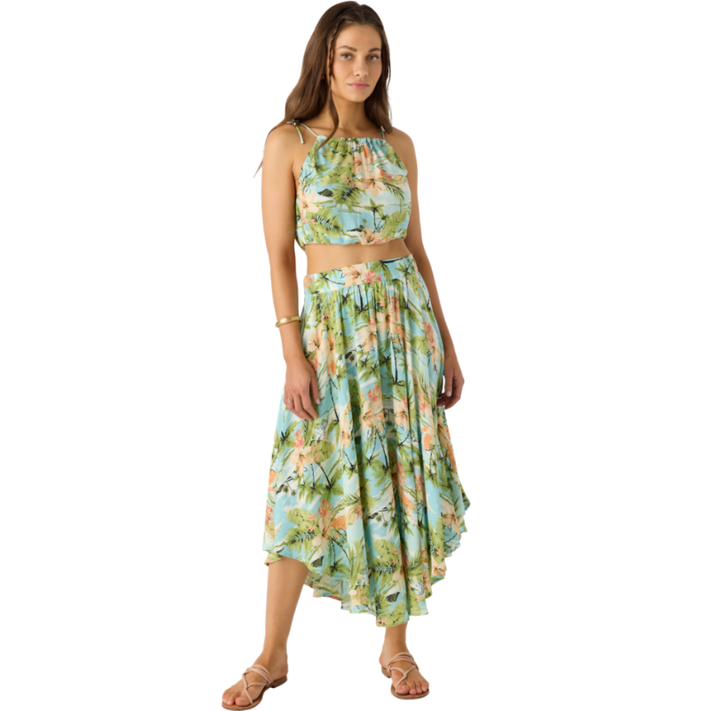 O'Neill - Marnie Tropical - Bottom - Women-Swim Bottoms-O'Neill-Nile Blue-XS-Spunkys Surf Shop LLC