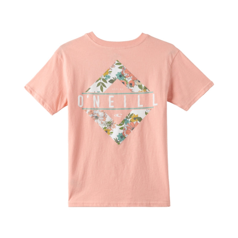 O'Neill - Meadow Angie - Tee - Girls-Tees-O'Neill-Coral Pink-S-Spunkys Surf Shop LLC