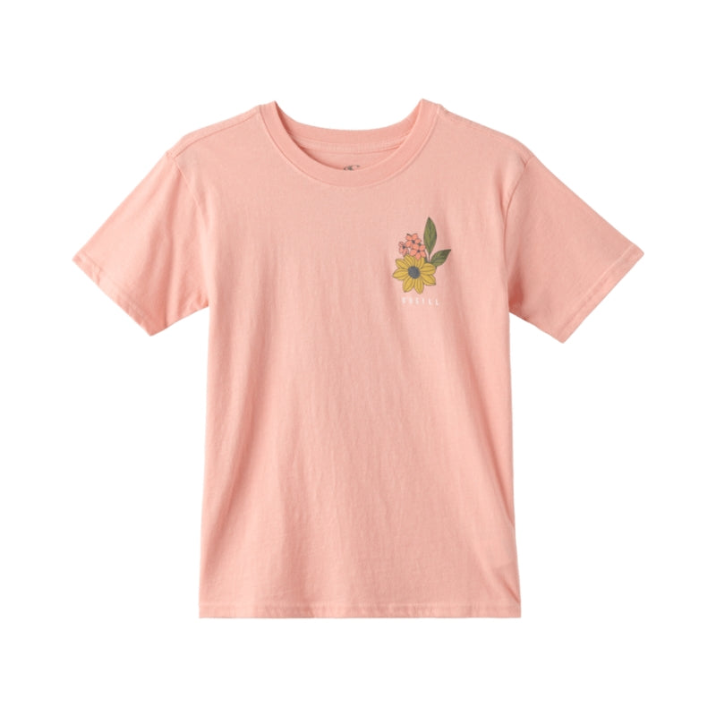 O'Neill - Meadow Angie - Tee - Girls-Tees-O'Neill-Coral Pink-S-Spunkys Surf Shop LLC