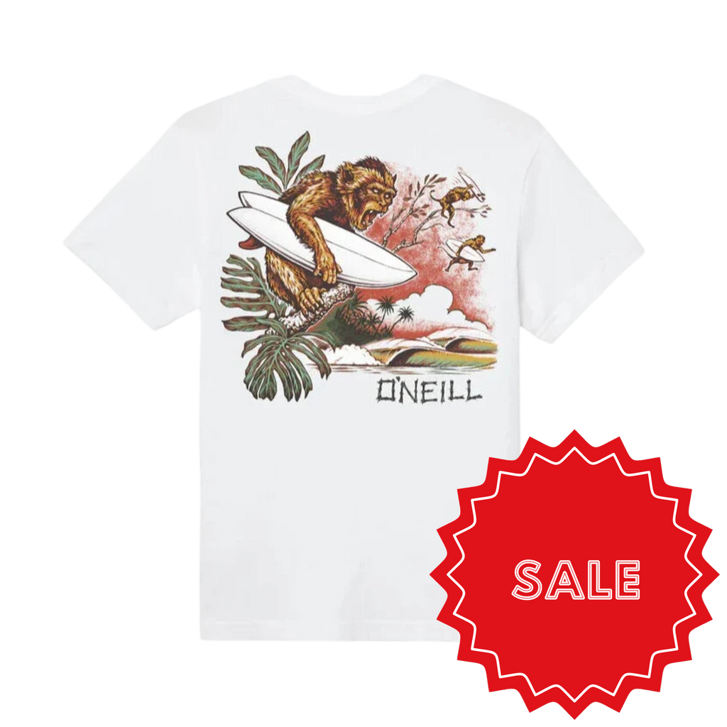 O'neill - Monkey Business Artist Series - T-Shirts - Men-T-Shirts-O'neill-S-Men-White-Spunkys Surf Shop LLC