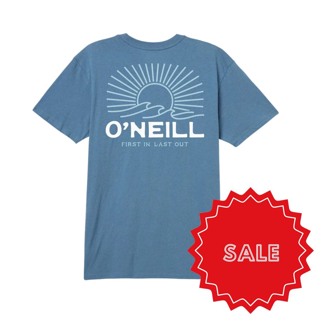 O'neill - New Day - T-Shirts - Mens-T-Shirts-O'neill-S-Mens-Dust Blue-Spunkys Surf Shop LLC