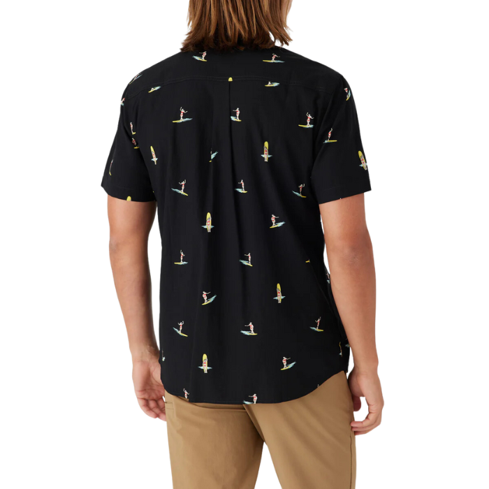 O'Neill - Oasis Eco Standard Fit Shirt - Men-Shirts-O'Neill-Black-S-Spunkys Surf Shop LLC