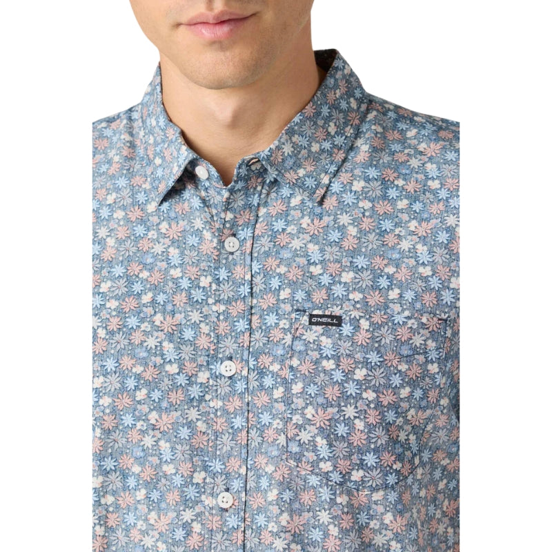 O'Neill - Oasis Eco Standard Shirt - Mens-Shirts-O'Neill-Midnight Navy-S-Spunkys Surf Shop LLC