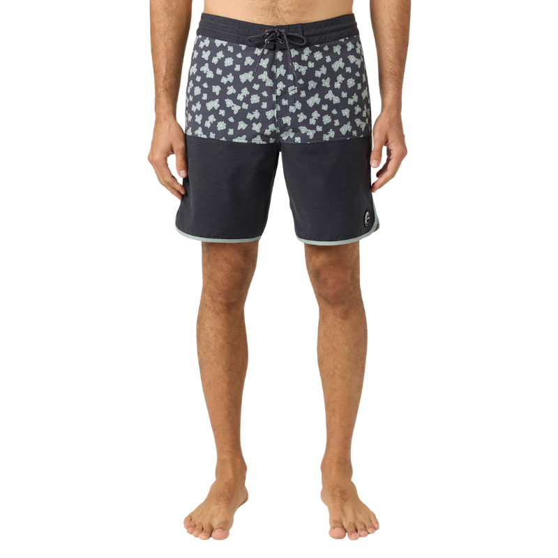 O'Neill - OG Block Scallop Cruzer 18" - Boardshorts - Mens-Shorts-O'Neill-28-Black-Spunkys Surf Shop LLC