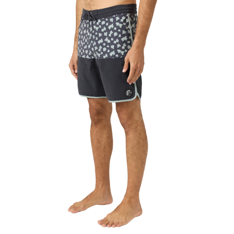 O'Neill - OG Block Scallop Cruzer 18" - Boardshorts - Mens-Shorts-O'Neill-28-Black-Spunkys Surf Shop LLC