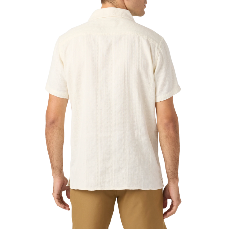 O'Neill - OG Eco Dobby Standard Fit - Shirt - Mens-Shirts-O'Neill-S-Natural-Spunkys Surf Shop LLC