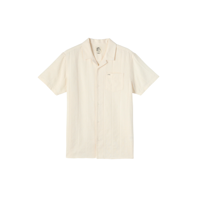 O'Neill - OG Eco Dobby Standard Fit - Shirt - Mens-Shirts-O'Neill-S-Natural-Spunkys Surf Shop LLC