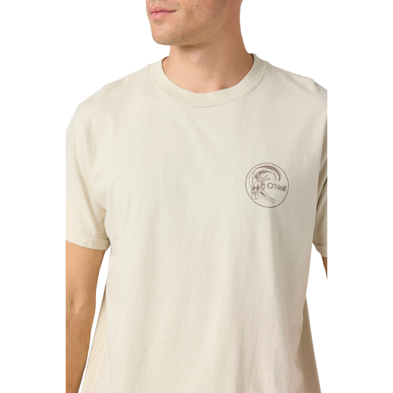 O'Neill - Og Log Relaxed Fit - Tee - Mens-Tees-O'Neill-S-LT Khaki-Spunkys Surf Shop LLC