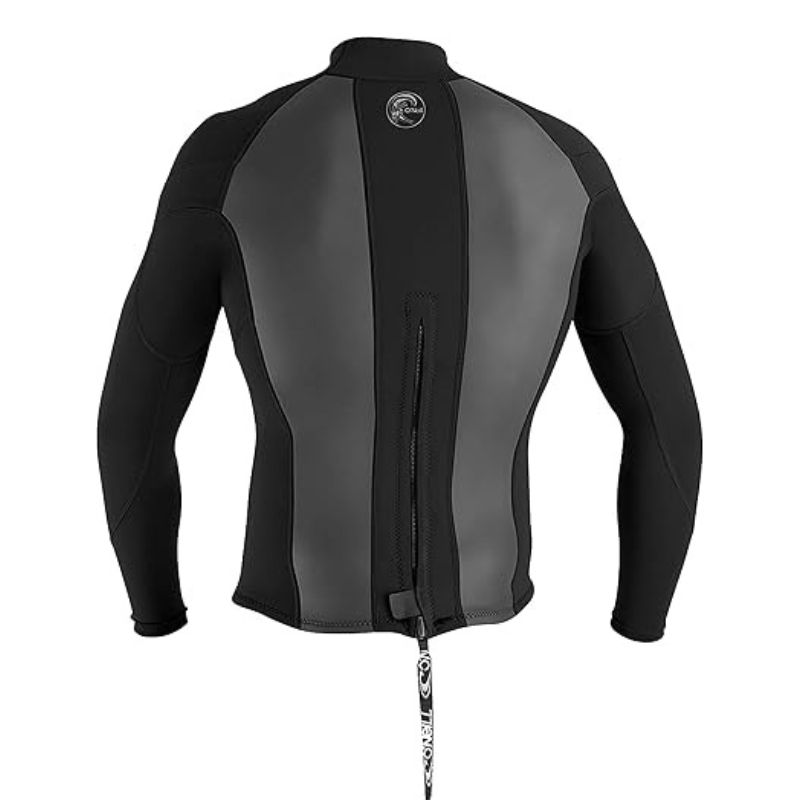 O'Neill - O'riginal 2/1mm Back Zip - Jacket - Mens-Wetsuits-O'neill-Black-S-Spunkys Surf Shop LLC