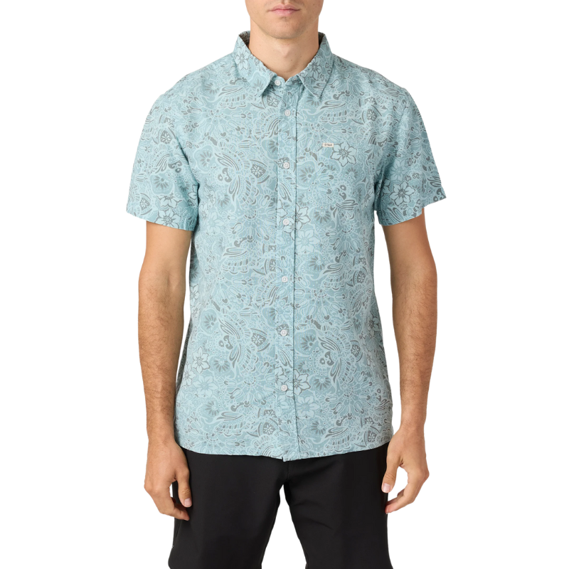O'Neill - O'riginals Print Standard Fit - Shirt - Mens-Shirts-O'Neill-Strmy Sea 2-S-Spunkys Surf Shop LLC