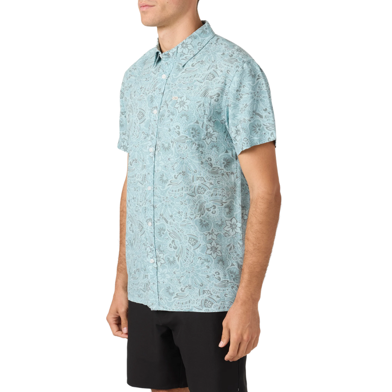 O'Neill - O'riginals Print Standard Fit - Shirt - Mens-Shirts-O'Neill-Strmy Sea 2-S-Spunkys Surf Shop LLC
