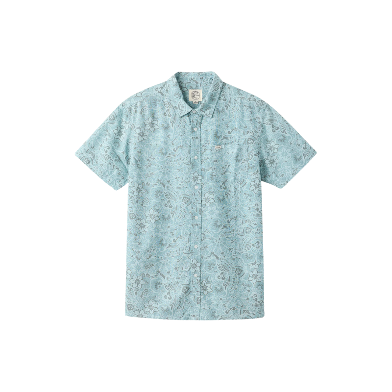 O'Neill - O'riginals Print Standard Fit - Shirt - Mens-Shirts-O'Neill-Strmy Sea 2-S-Spunkys Surf Shop LLC