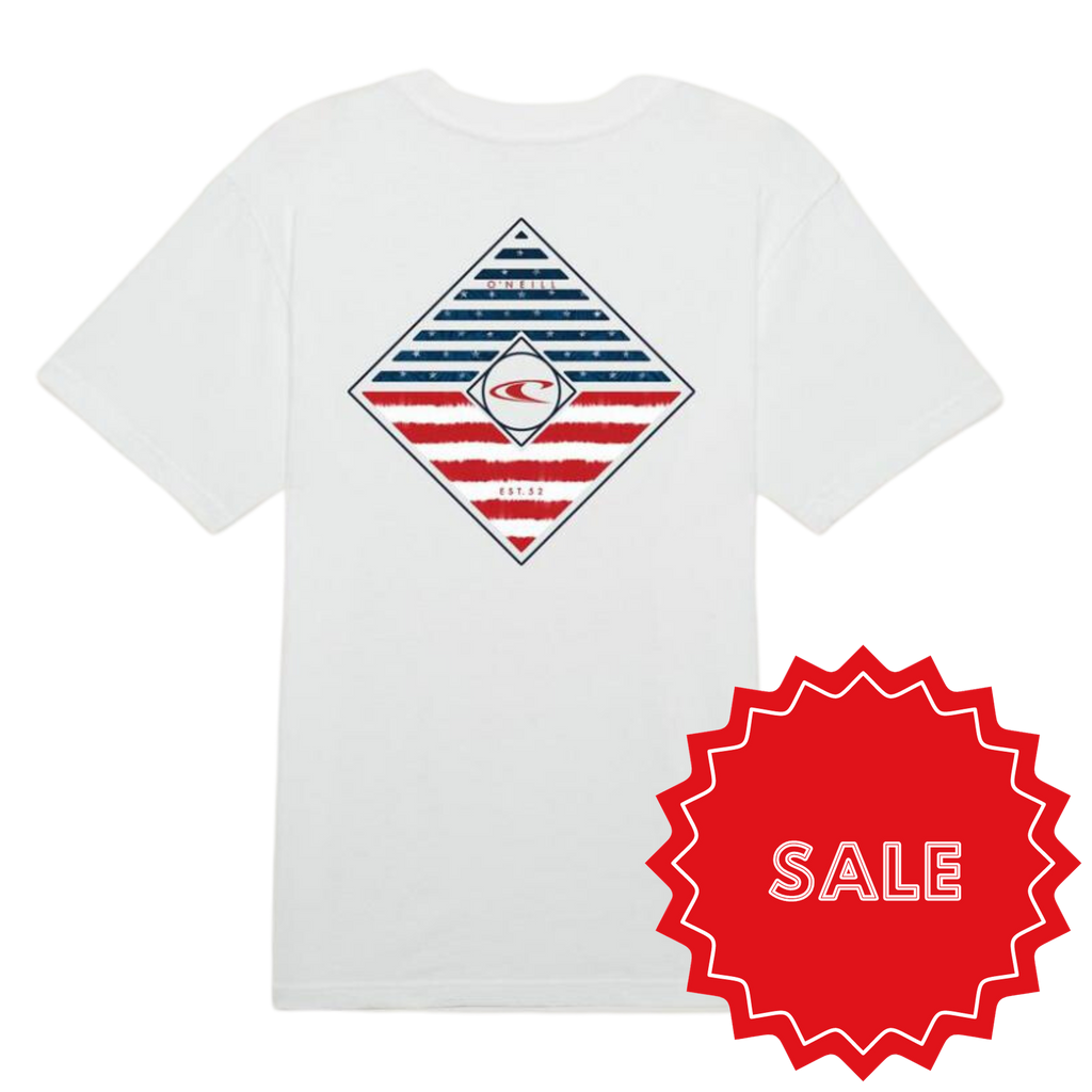 O'neill - Overtime - Tees - Mens-Tees-O'neill-S-Mens-White-Spunkys Surf Shop LLC