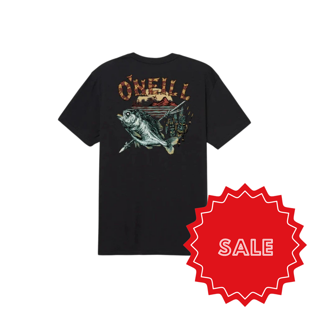 O'neill - Piranha Artist Series - T-Shirts - Men-T-Shirts-O'neill-S-Men-Black-Spunkys Surf Shop LLC