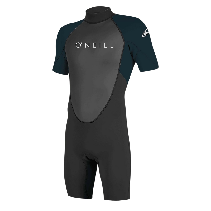 O'Neill - Reactor-2 2mm Back Zip S/S Spring - Wetsuit - Mens-Wetsuits-O'neill Wetsuits-Black-XS-Spunkys Surf Shop LLC