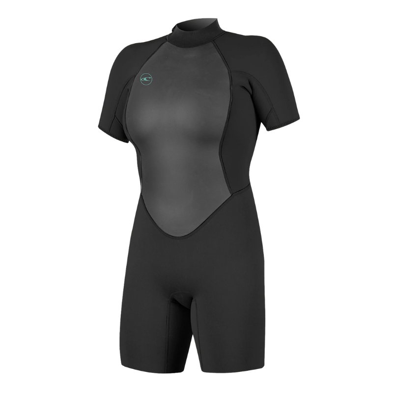 O'Neill - Reactor-2 2mm Back Zip S/S Spring - Wetsuit - Womens-Wetsuits-O'neill Wetsuits-Black-4-Spunkys Surf Shop LLC