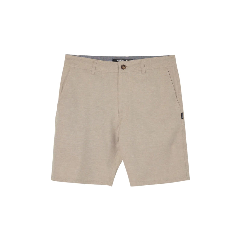 O'Neill - Reserve Light Check 19" Hybrid Shorts - Mens-Shorts-O'Neill-DARK KHAKI-28-Spunkys Surf Shop LLC