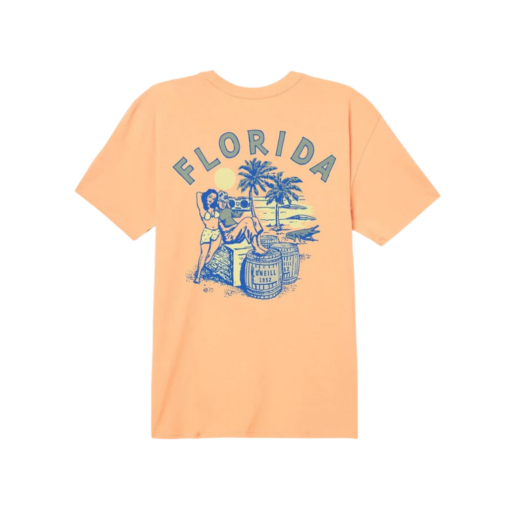 O'neill - Runner -T Shirt - Mens-T-Shirts-O'neill-S-Mens-Cantaloupe-Spunkys Surf Shop LLC