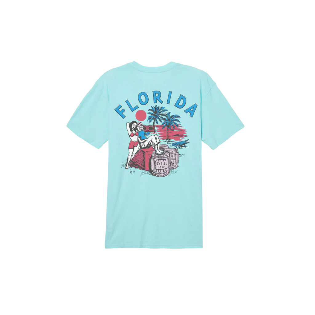 O'neill - Runner -T Shirt - Mens-T-Shirts-O'neill-S-Mens-Turquoise-Spunkys Surf Shop LLC