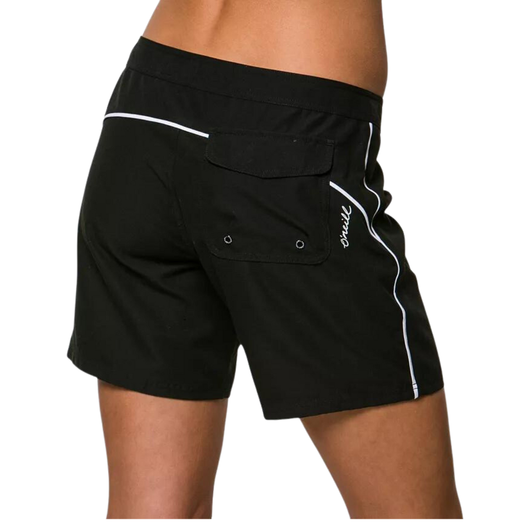 O'neill - Saltwater Solids 7" - Board Shorts - Womens-Shorts-O'neill-7-Womens-Black-Spunkys Surf Shop LLC