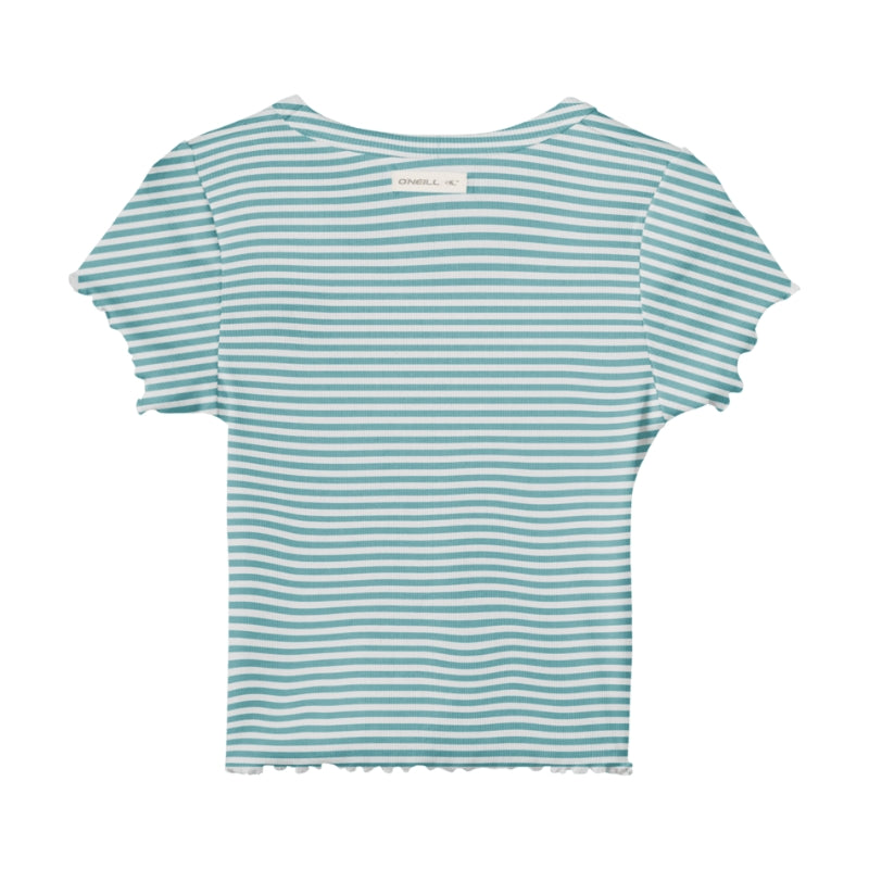 O'Neill - Sammie Stripe - Tops - Women-Knits-O'Neill-S-Nile Blue-Spunkys Surf Shop LLC