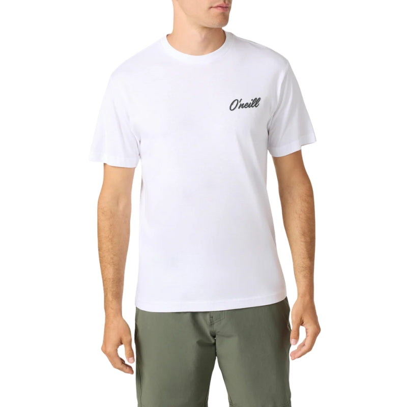 O'Neill - Sand Spit - Tee - Mens-T-Shirts-O'Neill-White-S-Spunkys Surf Shop LLC