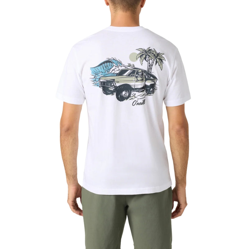 O'Neill - Sand Spit - Tee - Mens-T-Shirts-O'Neill-White-S-Spunkys Surf Shop LLC