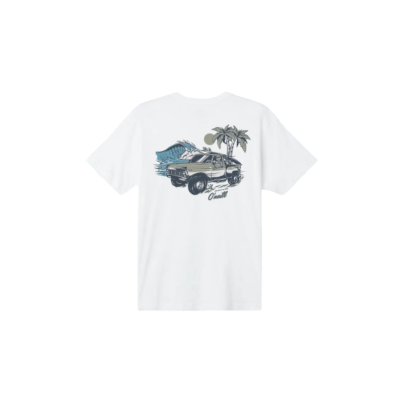 O'Neill - Sand Spit - Tee - Mens-T-Shirts-O'Neill-White-S-Spunkys Surf Shop LLC