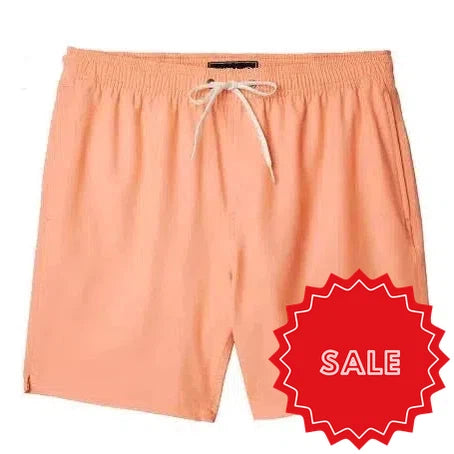 O'neill - Solid Volley - Board Shorts - Mens-Board Shorts-O'neill-S-Mens-Cantaloupe-Spunkys Surf Shop LLC