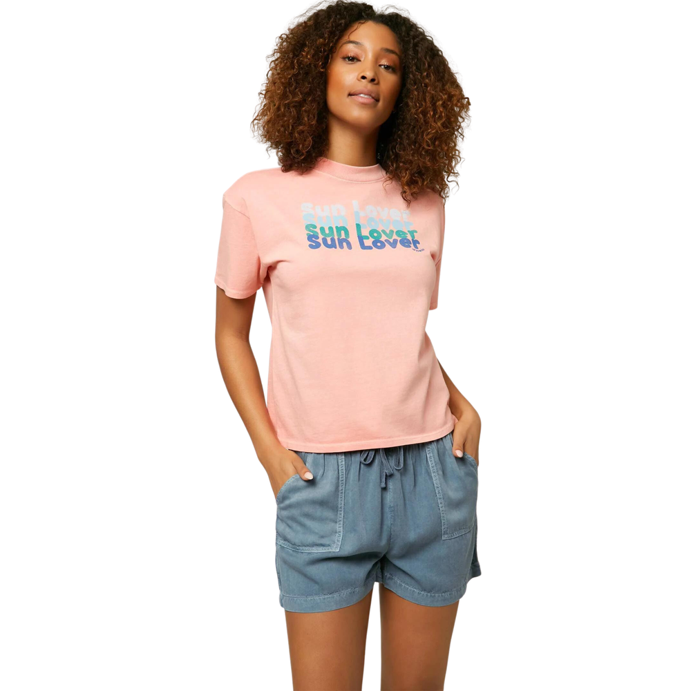 O'neill - Sun Lover - Tees - Womens-Tees-O'neill-XS-Womens-Canyon Clay-Spunkys Surf Shop LLC