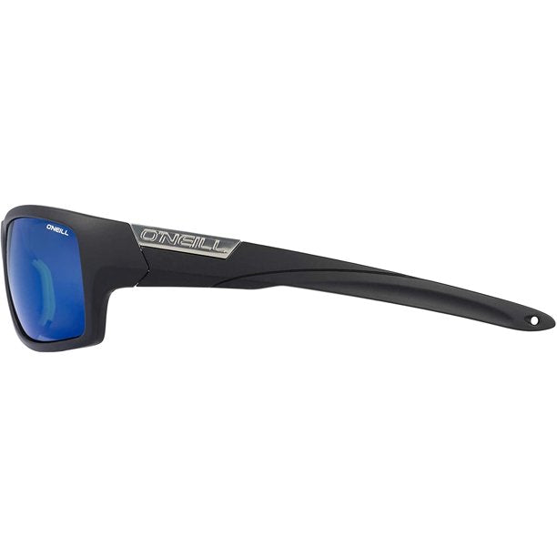 O'neill Sunglasses - Barrel 2.0 - Matte Black / Blue Mirror Polarized-Sunglasses-O'neill-Polarized-Unisex-Matte Black / Blue Mirror Polarized-Spunkys Surf Shop LLC