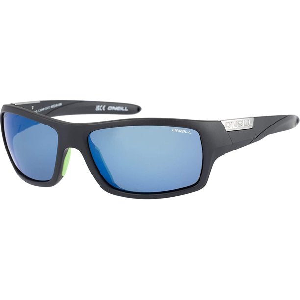 O'neill Sunglasses - Barrel 2.0 - Matte Black / Blue Mirror Polarized-Sunglasses-O'neill-Polarized-Unisex-Matte Black / Blue Mirror Polarized-Spunkys Surf Shop LLC