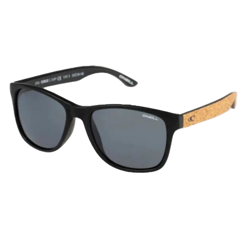 O'neill Sunglasses - Corkie 2.0 - Matt Black / Cork / Smoke Polarized