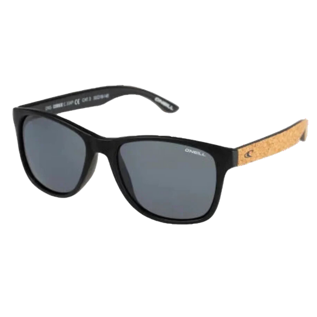 O'neill Sunglasses - Corkie 2.0 - Matt Black / Cork / Smoke Polarized-Sunglasses-O'neill-Polarized-Unisex-Matt Black / Cork / Smoke Polarized-Spunkys Surf Shop LLC
