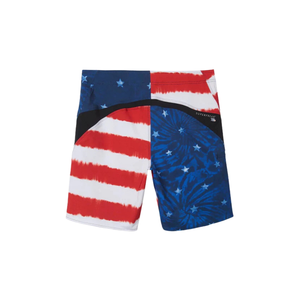 O'neill - Superfreak Patriot - Boardshorts - Mens-Board Shorts-O'neill-28-Mens-Red Wht Blue-Spunkys Surf Shop LLC