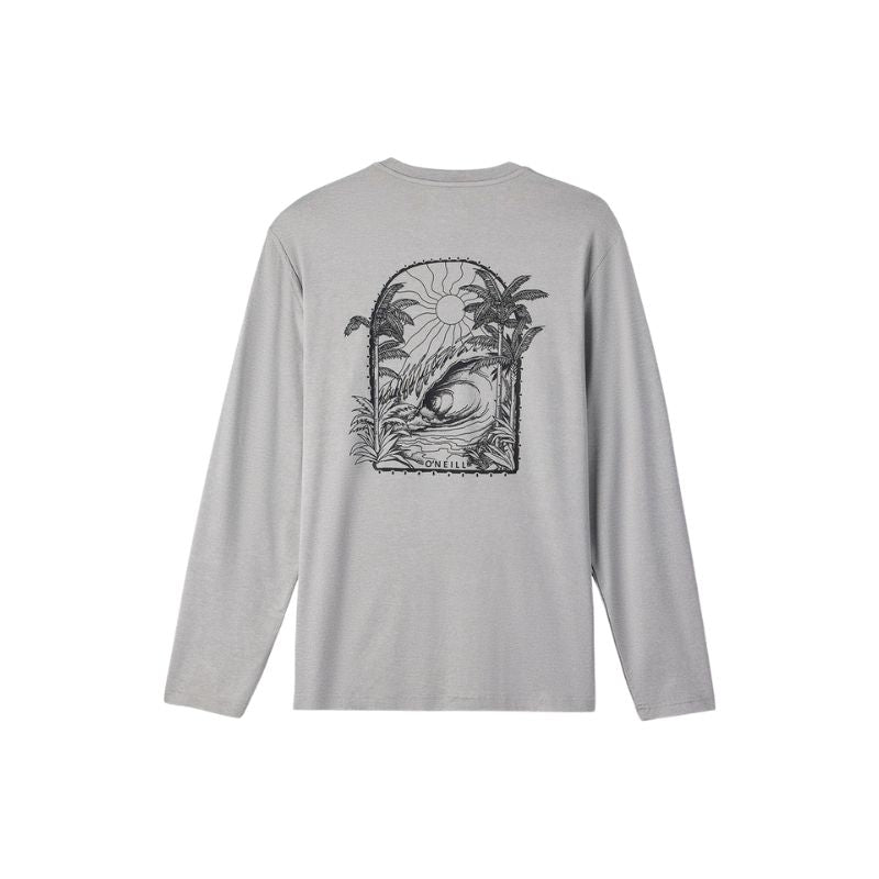 O'Neill -TRVLR UPF Long Sleeve - Shirt - Mens-T-Shirts-O'Neill-Heather Grey-S-Spunkys Surf Shop LLC