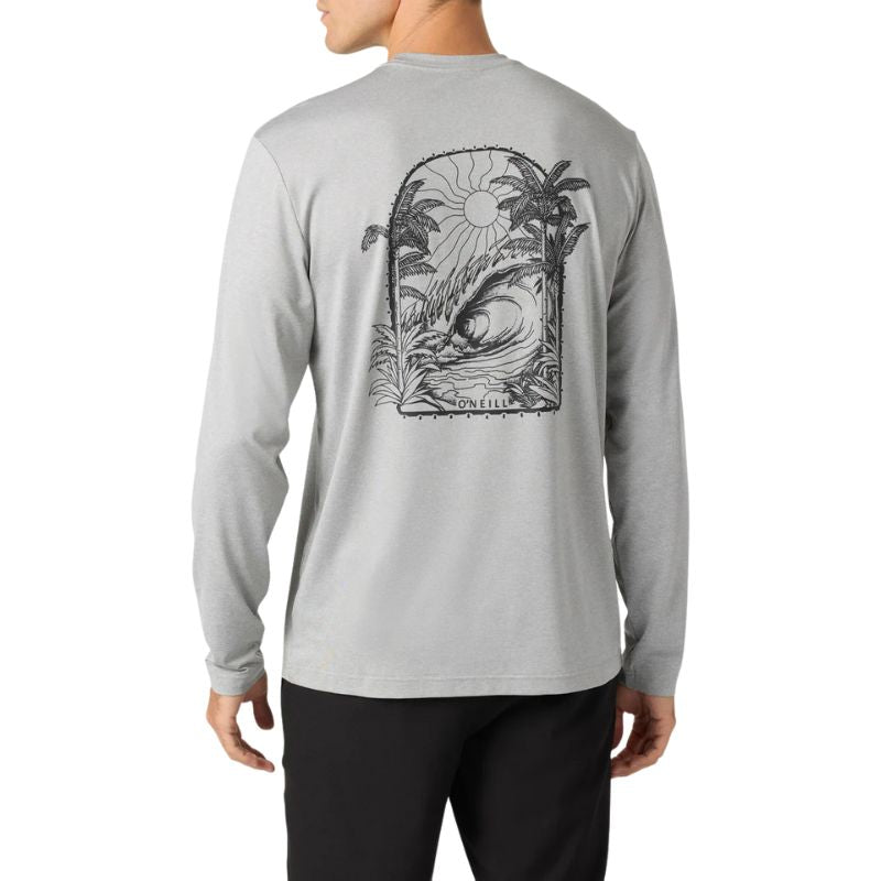 O'Neill -TRVLR UPF Long Sleeve - Shirt - Mens-T-Shirts-O'Neill-Heather Grey-S-Spunkys Surf Shop LLC