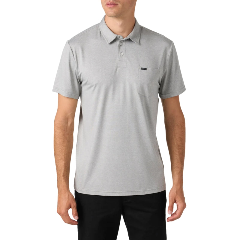 O'Neill -TRVLR UPF - Polo - Mens-T-Shirts-O'Neill-Heather Grey-S-Spunkys Surf Shop LLC