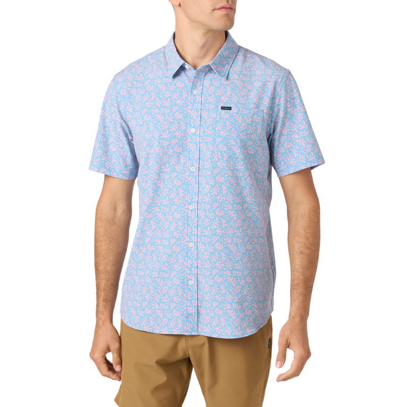 O'Neill - Trvlr Upf Traverse Slub Relaxed Fit - Shirt - Mens-Shirts-O'Neill-Blue Fade-S-Spunkys Surf Shop LLC