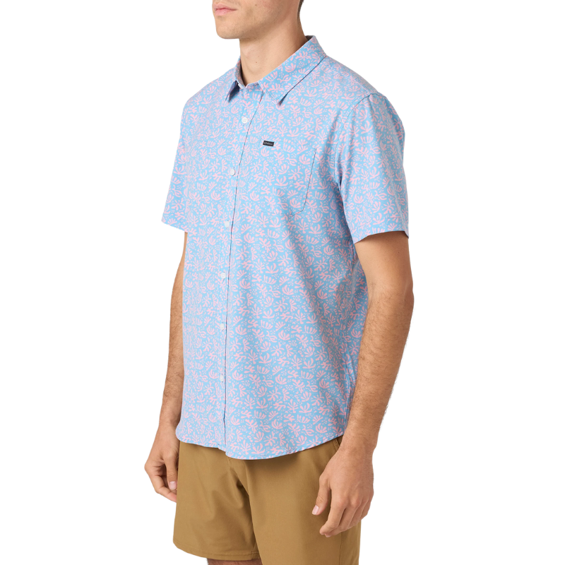 O'Neill - Trvlr Upf Traverse Slub Relaxed Fit - Shirt - Mens-Shirts-O'Neill-Blue Fade-S-Spunkys Surf Shop LLC