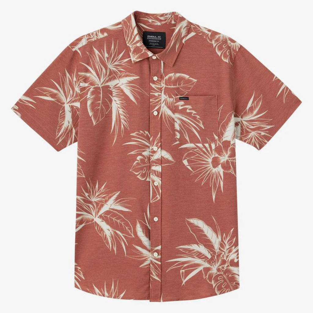 O'Neill - Trvlr UPF Traverse Standard Fit Shirt - Shirts - Men-Shirts-O'Neill-Ginger Bread-S-Spunkys Surf Shop LLC