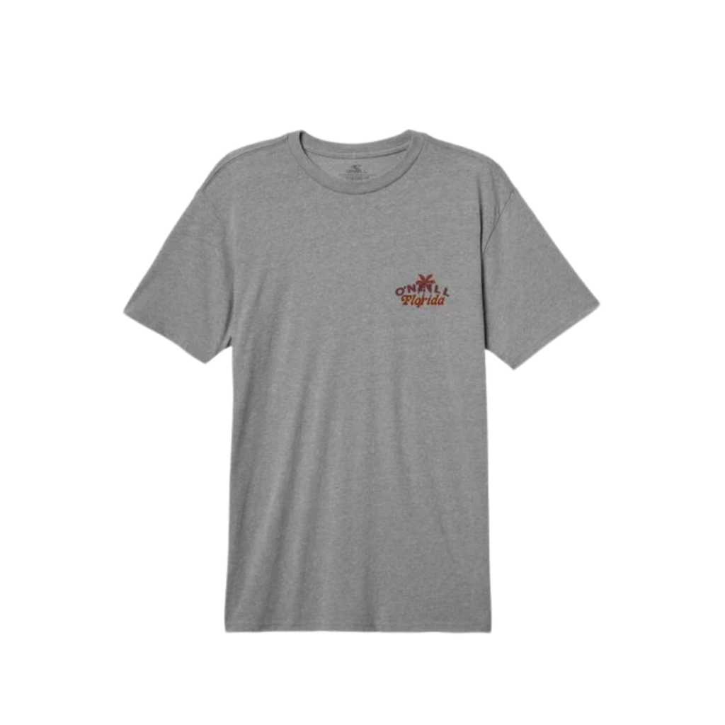 O'neill - Twin Palms - T-Shirts - Mens-T-Shirts-O'neill-S-Mens-Heather Grey-Spunkys Surf Shop LLC