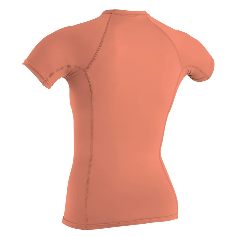 O'Neill - Wms Basic Skins 50+ S/S Rash - Tee - Women-S/S Tees-O'Neill-XS-Light Grapefruit-Spunkys Surf Shop LLC