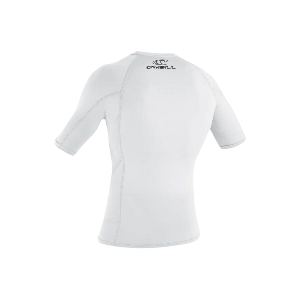 O'neill - Youth Basic Skins 50+ Short Sleeve Rash Guard - Rash Guards - Children-Rash Guards-O'Neill-4 XS-Children-White-Spunkys Surf Shop LLC